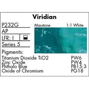 Grumbacher Pre-Tested Oil Paint 37ml Viridian