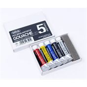 Holbein Artist's Gouache Sample set of 5 - 5ml