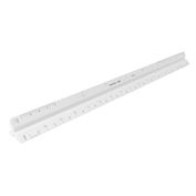 Pacific Arc Scale Architectural Plastic 12" Triangular White Professional