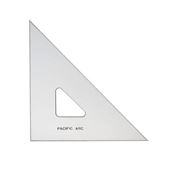 Pacific Arc Inking Edge Triangle 10" 45/90 Acrylic Tinted (Topaz)