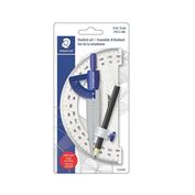 Staedtler Compass Student Protractor 3PC