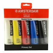 Amsterdam Standard Series Acrylic Paint Set 5-Color Primary Set 120ml
