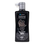 Yasutomo Traditional Chinese Ink Sumi Silver Black 180ml