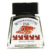 Winsor Newton Drawing Ink .5oz Nut Brown