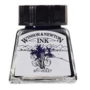 Winsor Newton Drawing Ink .5oz Violet