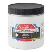 Speedball Acrylic Screen Printing Ink Permanent White 8 oz