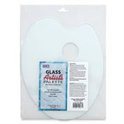 Amaco Classic Oval Safety Glass Palette,