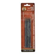 Koh-i-Noor Hardtmuth Woodless Graphite Pencils 4pc set