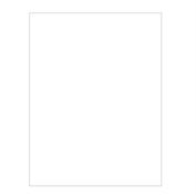 Du-All Vinyl Stick-On Blank Sheet White 9X12