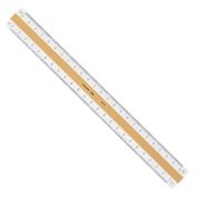 Pacific Arc Architects Flat Scale 12inch Fully Divided