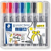 Staedtler Lumocolor Flipchart Markers 8pc Set